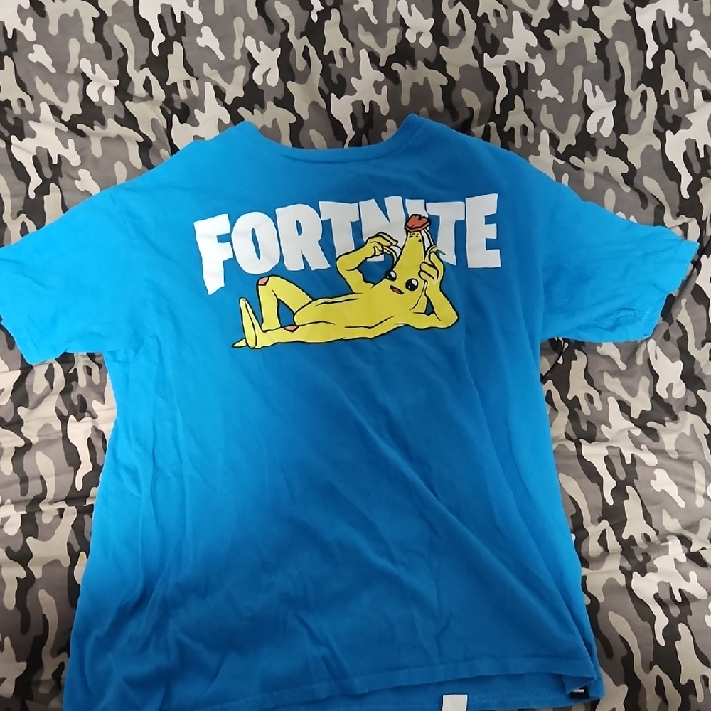 Fortnite Blue Kids Short Sleeve Tee